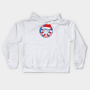 Go Robo Now Holiday Hat Kids Hoodie